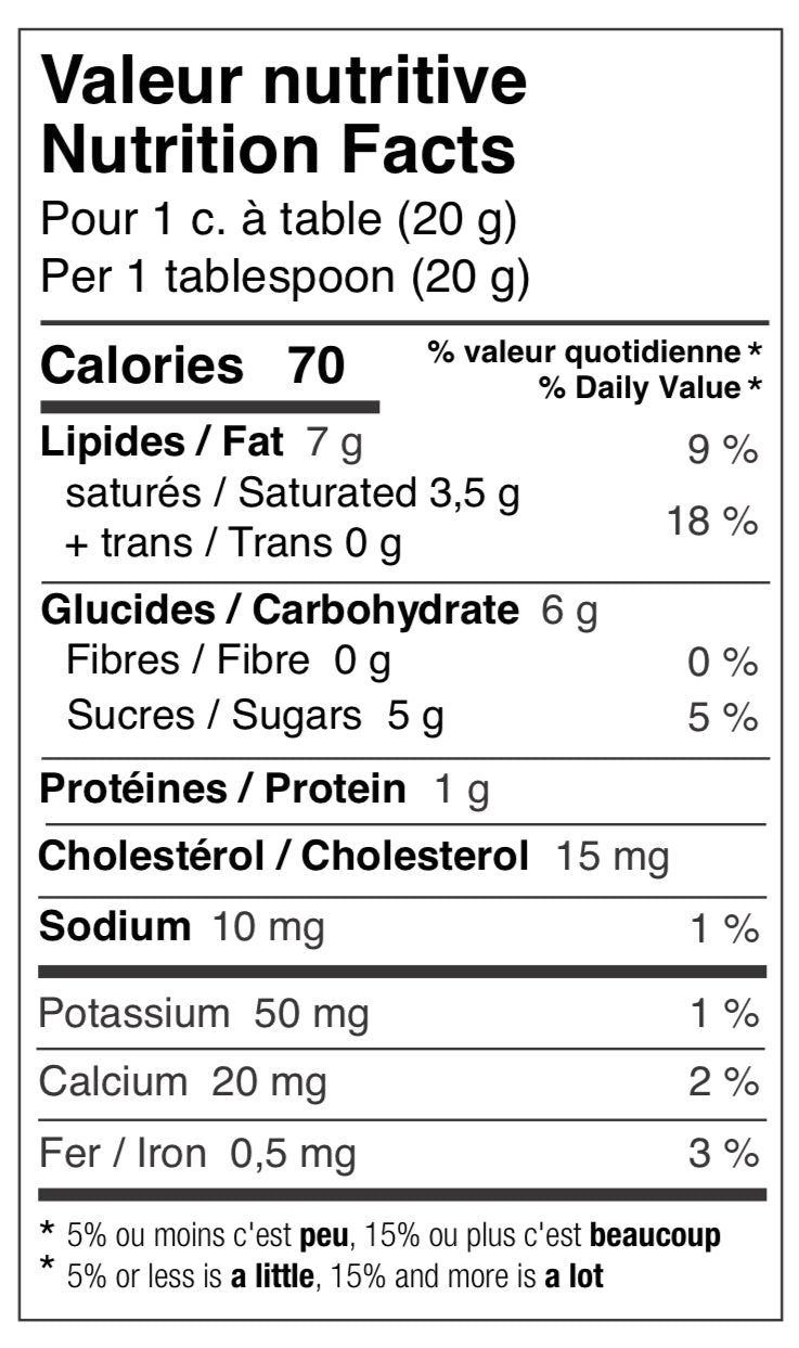 Tartinade de chocolat-noisette (190 ml)