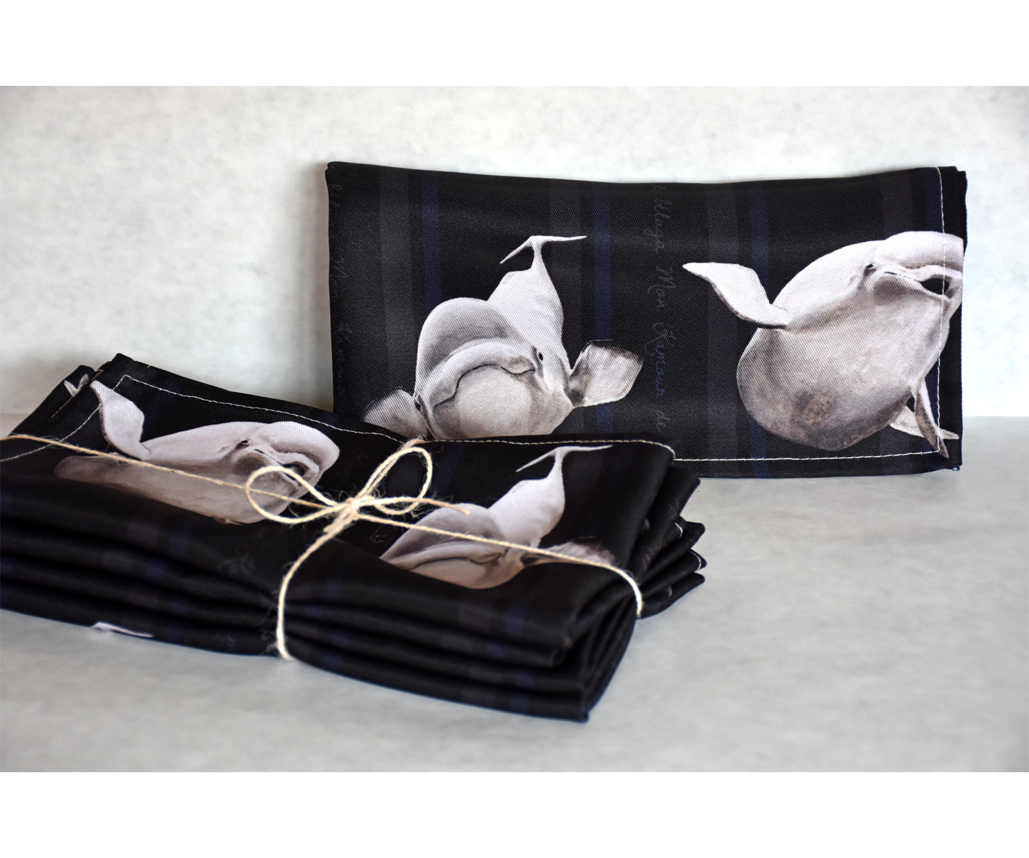 Serviettes de table en tissus - Mon Kamour de béluga